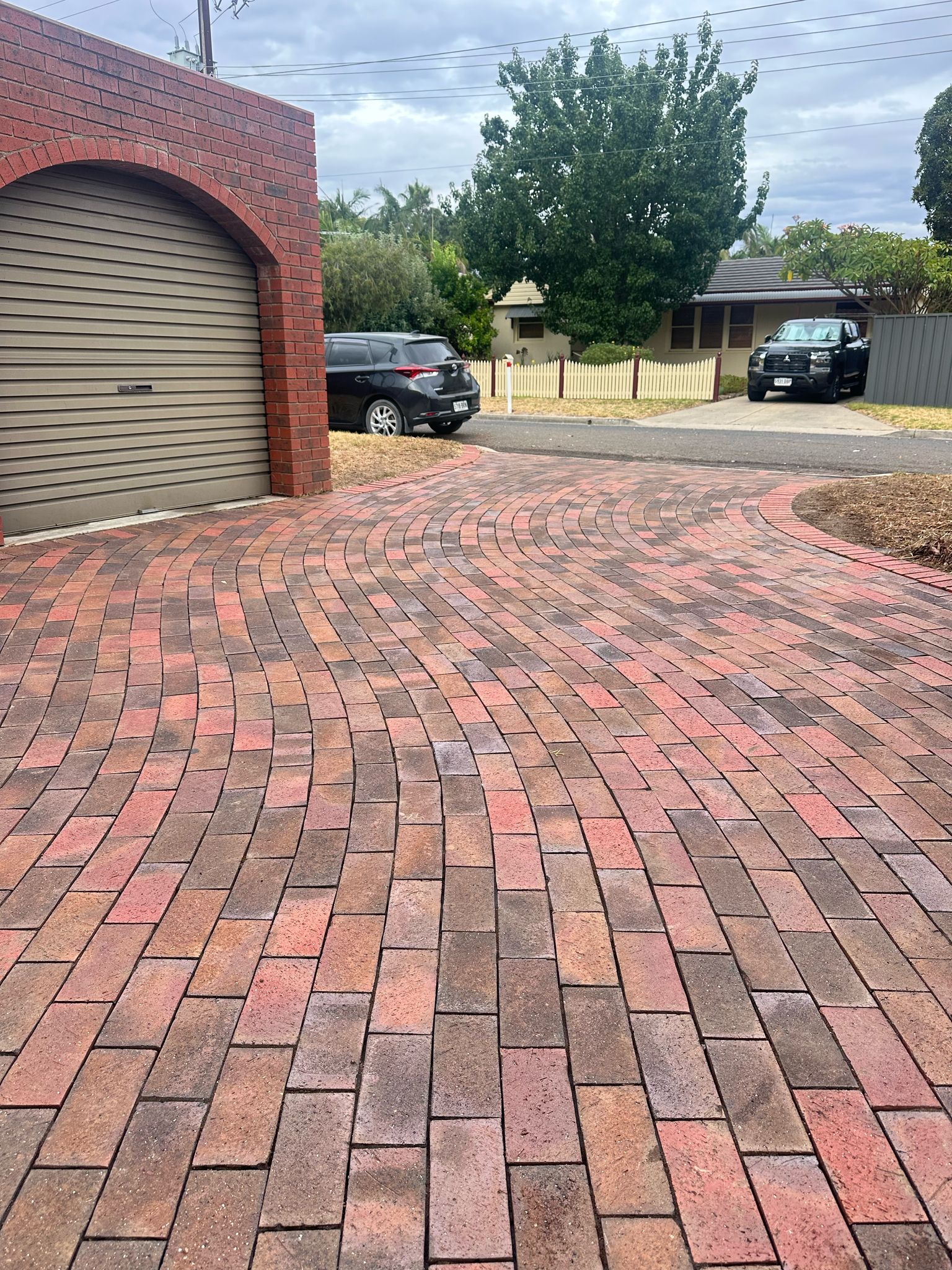After fence cleaning
