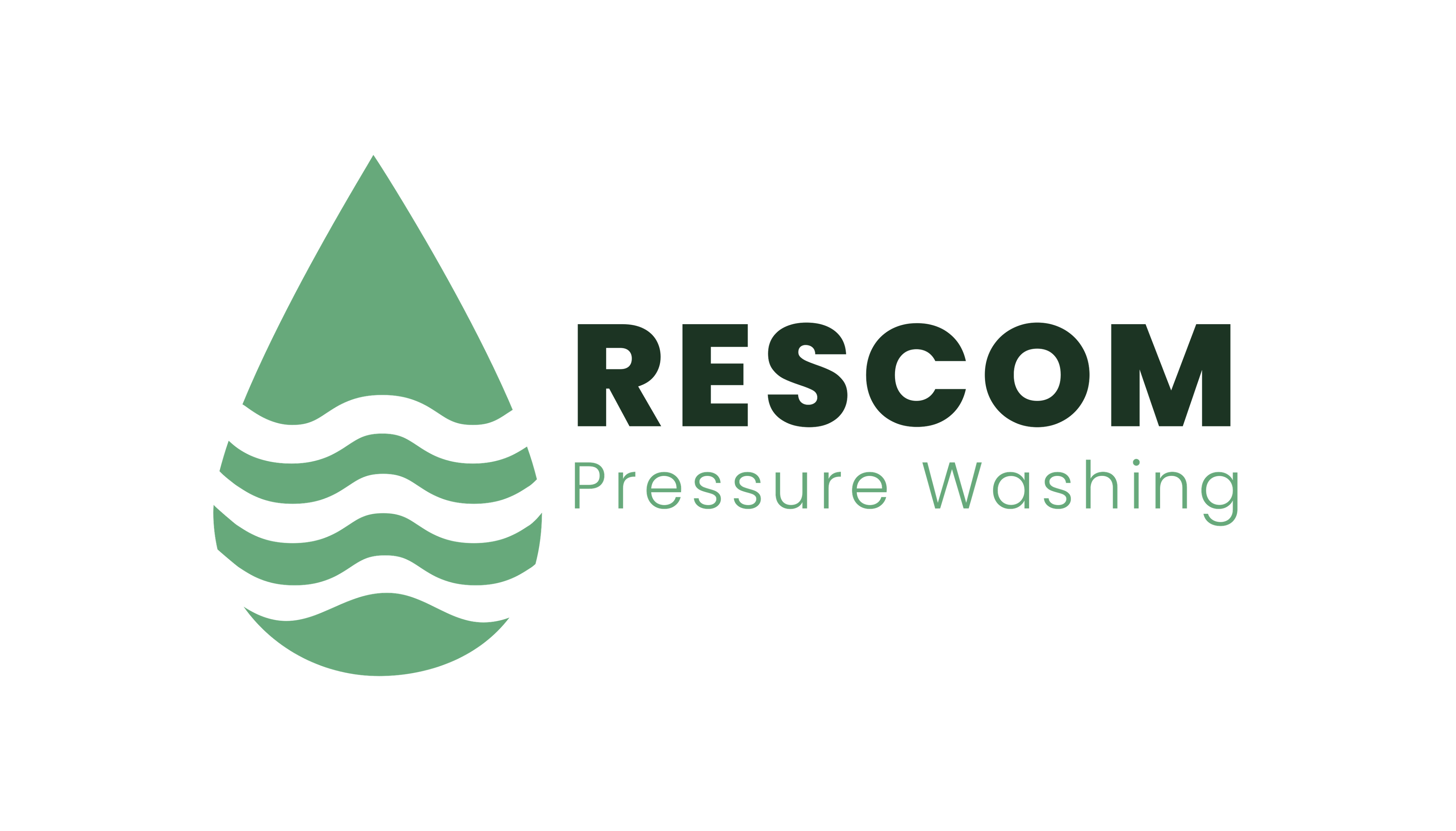 Rescom Pressure Washing Logo